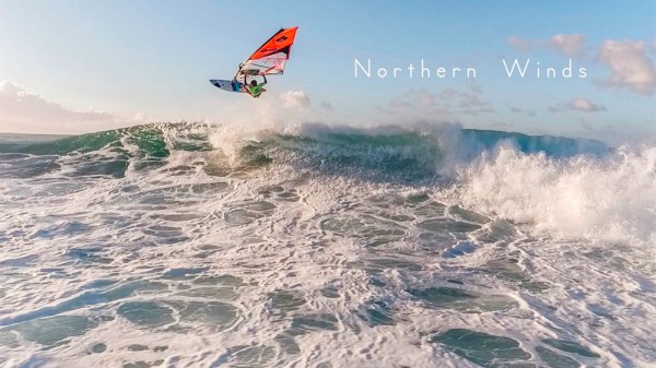 Northern winds – Windsurfing by drone.
